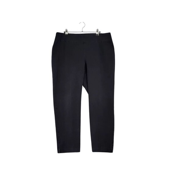 CHICOS Fabulously Slimming Black Stretch Pull On Pant SIZE 2.5 Short US LARGE 14 - Picture 1 of 9